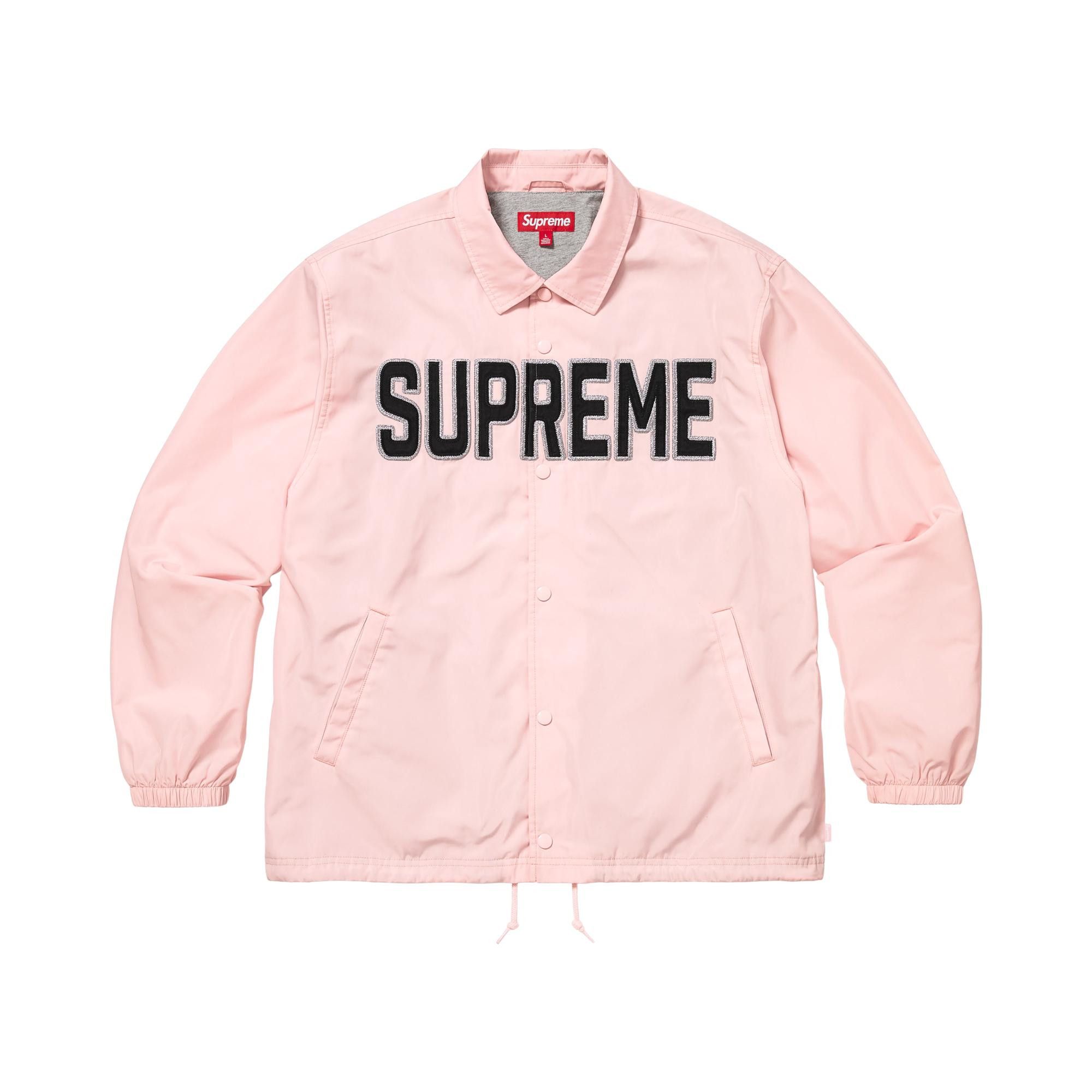 Buy Supreme Spellout Coaches Jacket 'Pink' - SS26J106 PINK | GOAT