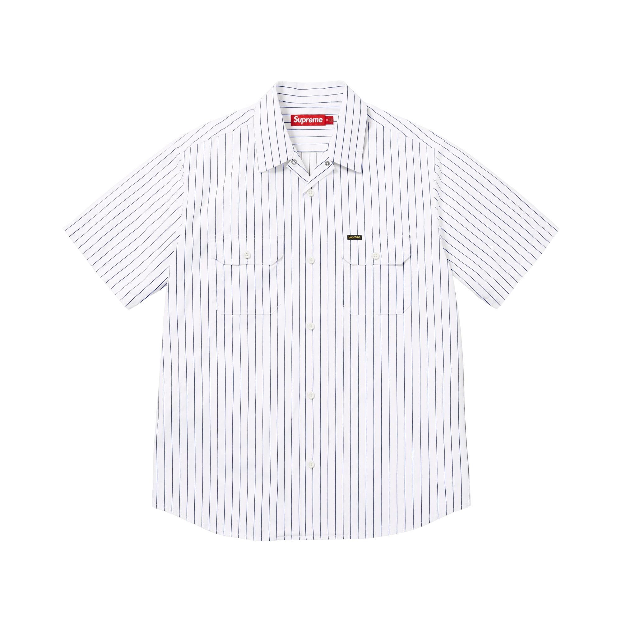 Buy Supreme Ghostface Short-Sleeve Work Shirt 'Stripe' - SS26S24