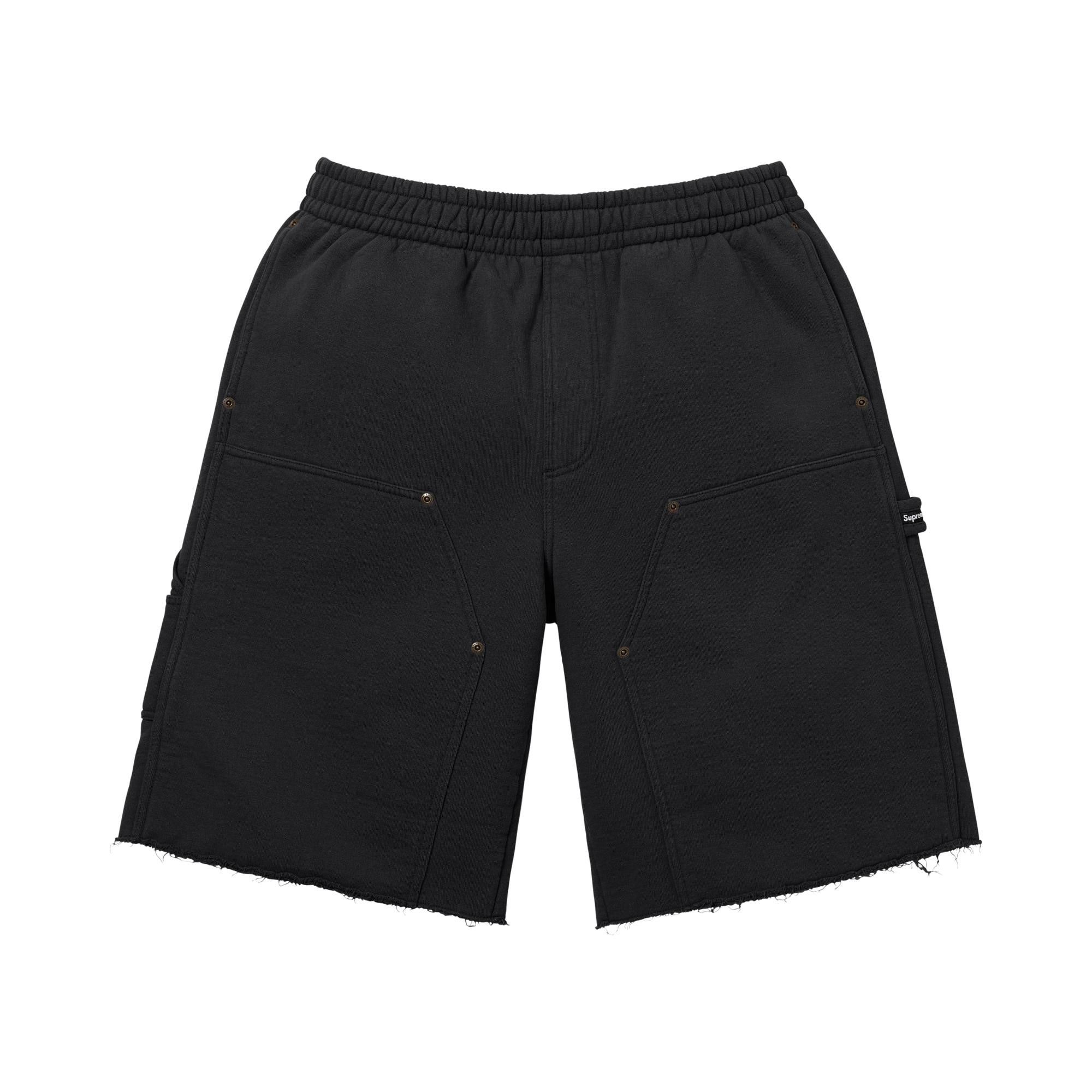 Buy Supreme Double Knee Painter Sweatshort 'Black' - SS26SH8 BLACK