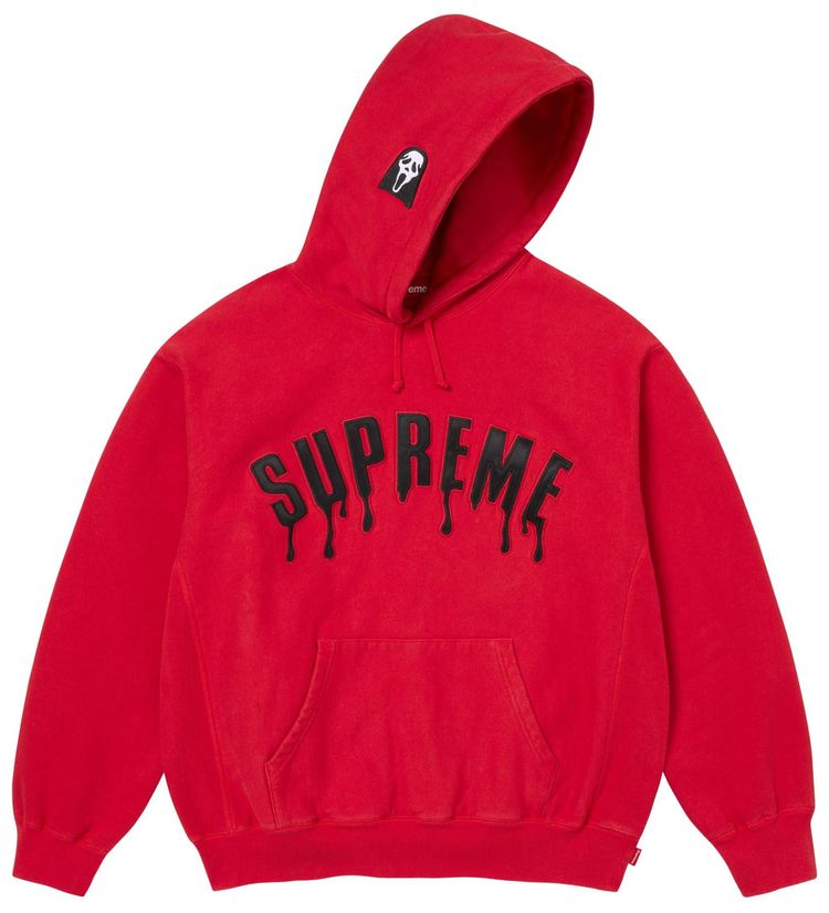 Supreme Ghostface Arc Hooded Sweatshirt Red