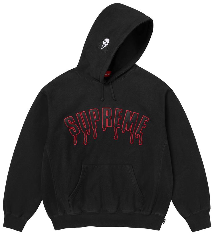 Supreme Ghostface Arc Hooded Sweatshirt Black