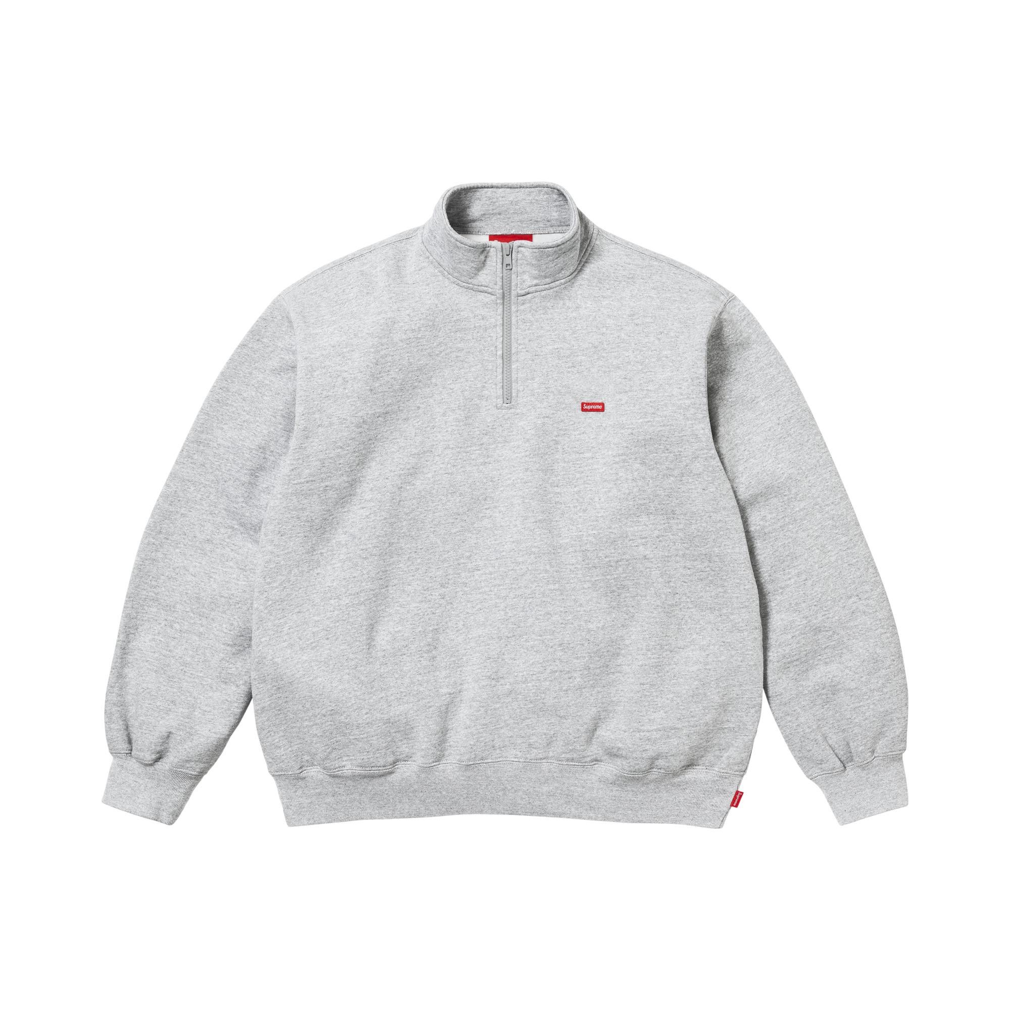Buy Supreme Small Box Half Zip Pullover 'Heather Grey' - SS26SW5
