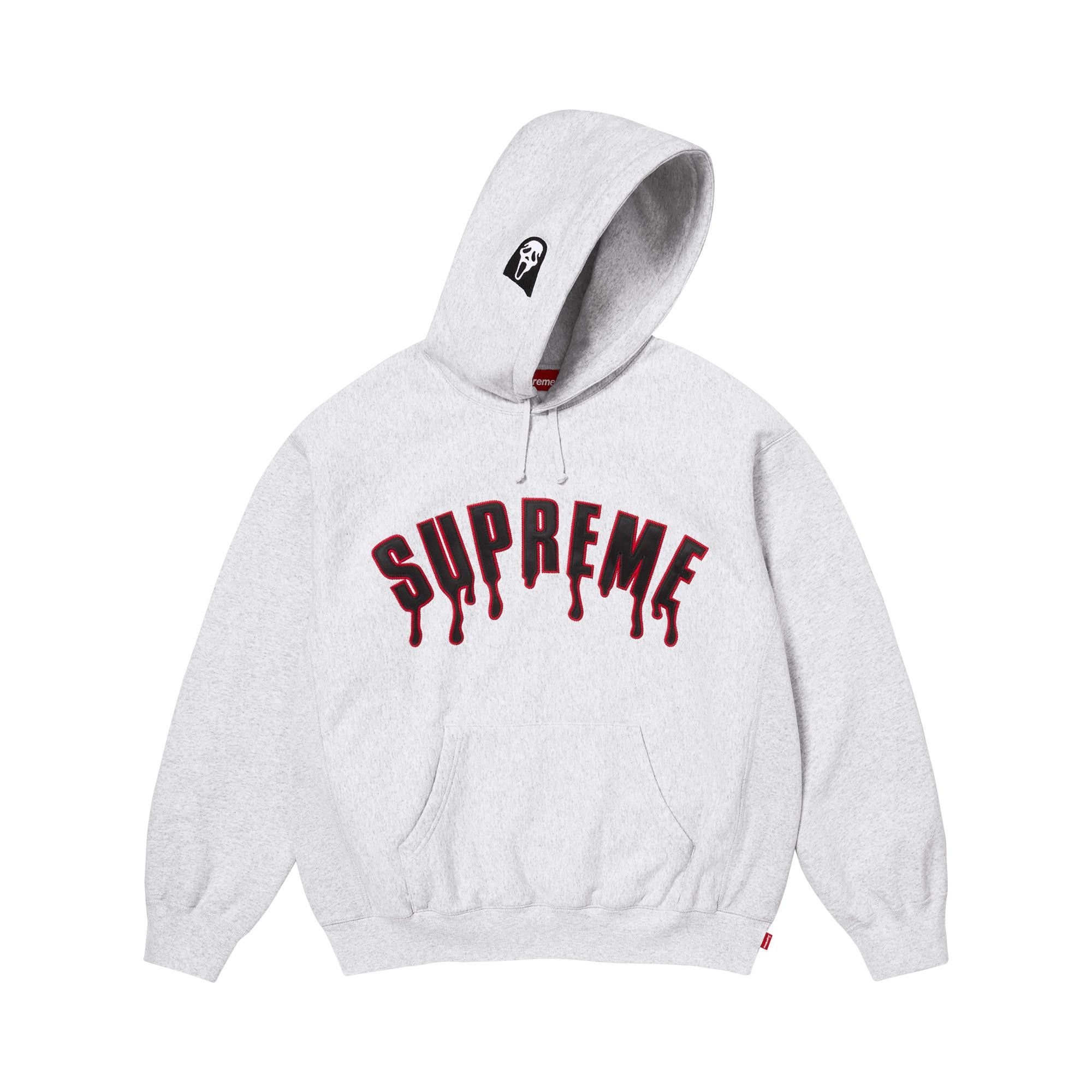 Buy Supreme Ghostface Arc Hooded Sweatshirt 'Ash Grey' - SS26SW96