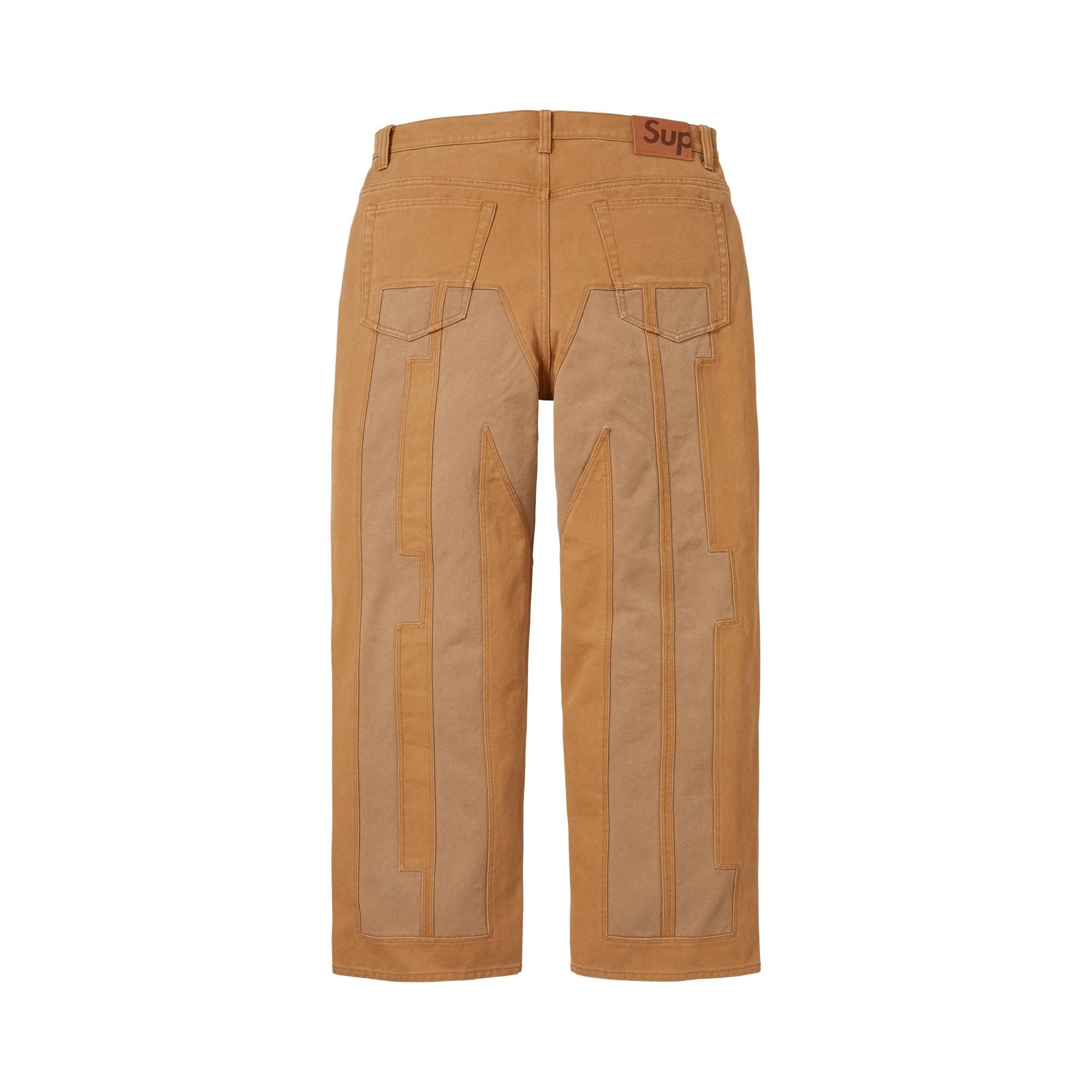 Buy Supreme Inset Spellout Baggy Jean 'Brown' - SS26P54 BROWN | GOAT
