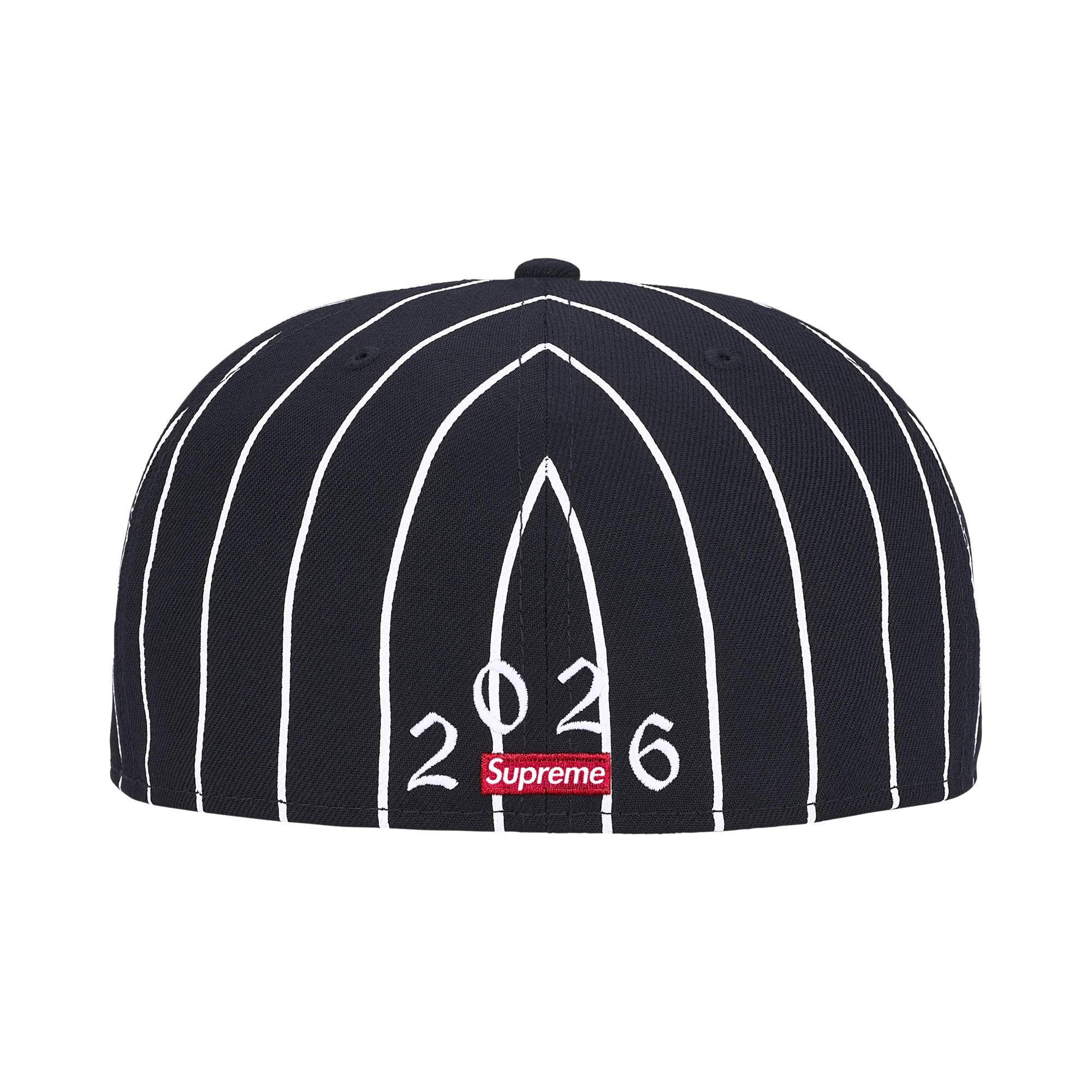 New Era® Devil S Logo Beanie stripe Supreme New Era Devil S Logo Beanie Stripe Navy (SS26) | eBay