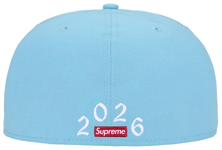 Supreme Devil S Logo New Era Light Blue