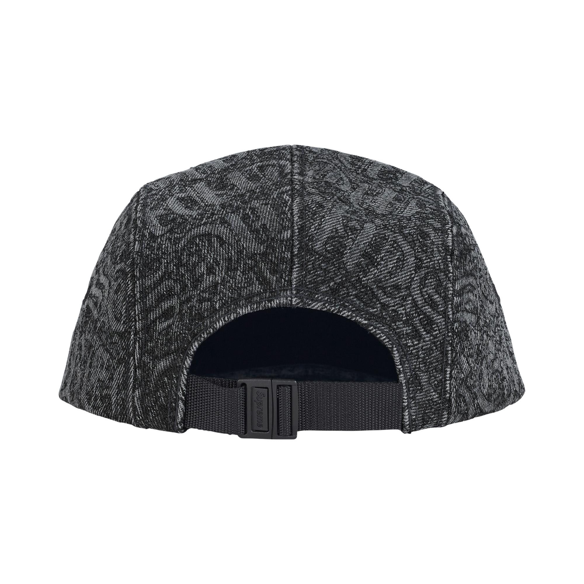Buy Supreme Stitched Old English Denim Camp Cap 'Black' - SS26H29