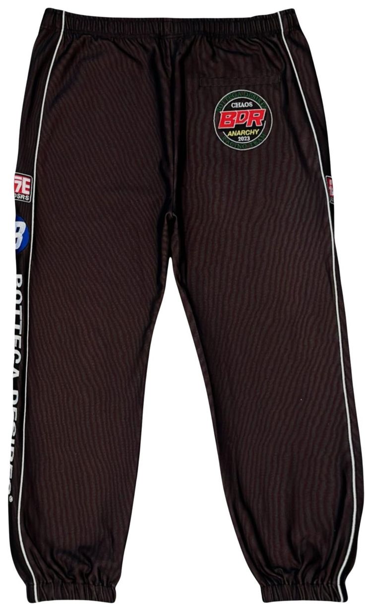 Bottega Desires Race Tracksuit Sweatpants Brown