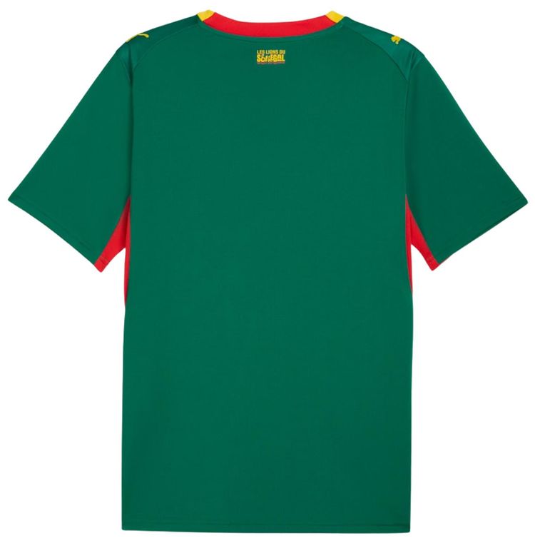 Puma Senegal 2026 Away Kit Wild Green Puma Red