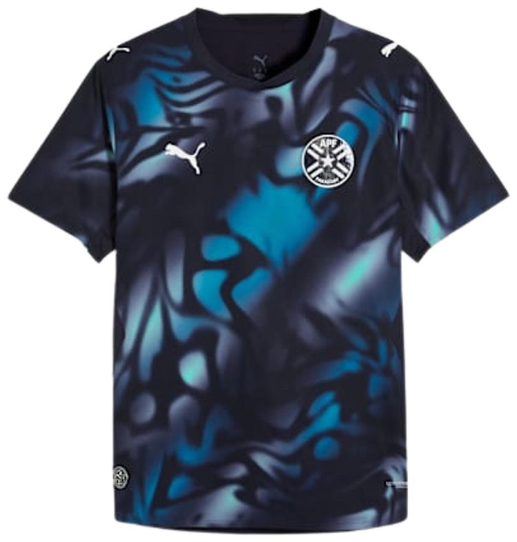 Puma Paraguay Authentic Away Jersey New Navy Tropical Blue
