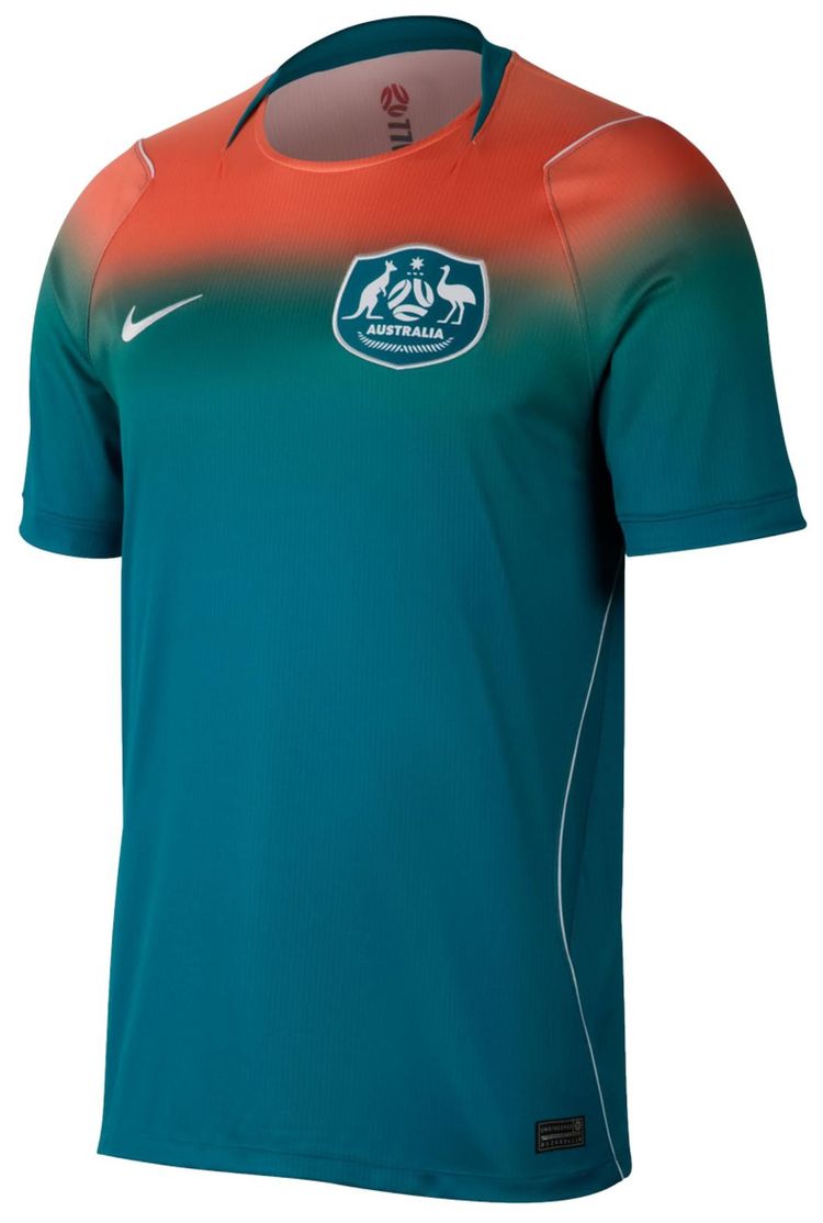 Nike Australia 2026 Stadium Away Bright SpruceOrange PulseWhiteWhite
