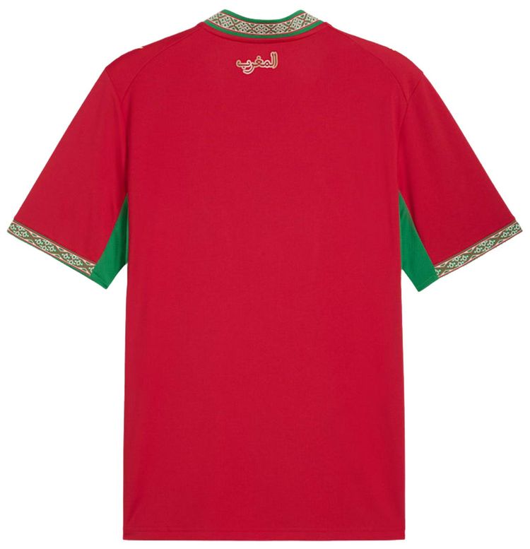 Puma Morocco 2026 Home Jersey Fast Red Victory Gold