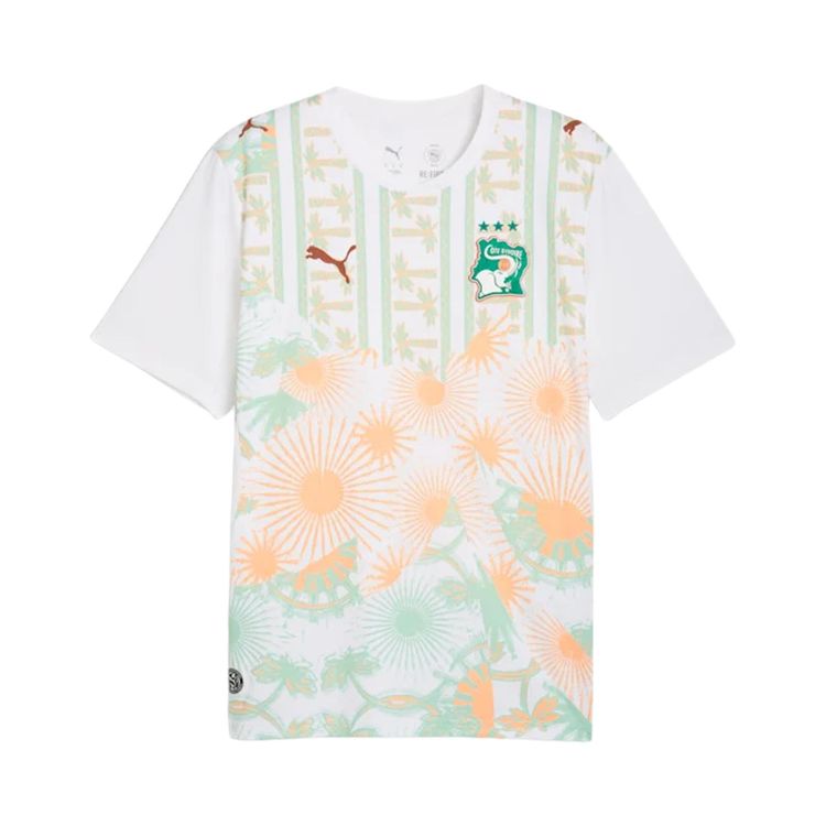 Puma Ivory Coast 2026 Away Kit Puma White Warm Chestnut