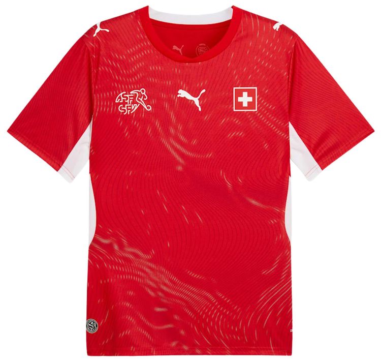 Puma Switzerland 2026 Home Kit Puma Red Puma White
