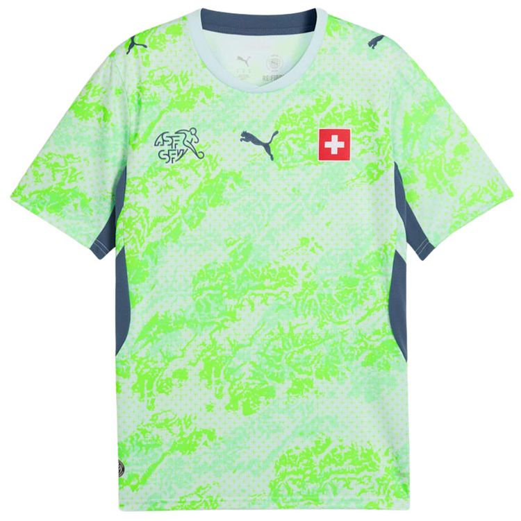 Puma Switzerland 2026 Away Kit Sea Glass Dark Indigo