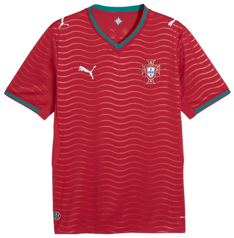 Puma Portugal 2026 Home Jersey Club Red Green Lagoon