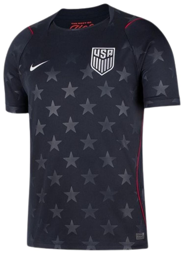 Nike Usmnt 2026 Stadium Away Dark ObsidianUniversity RedPure Platinum