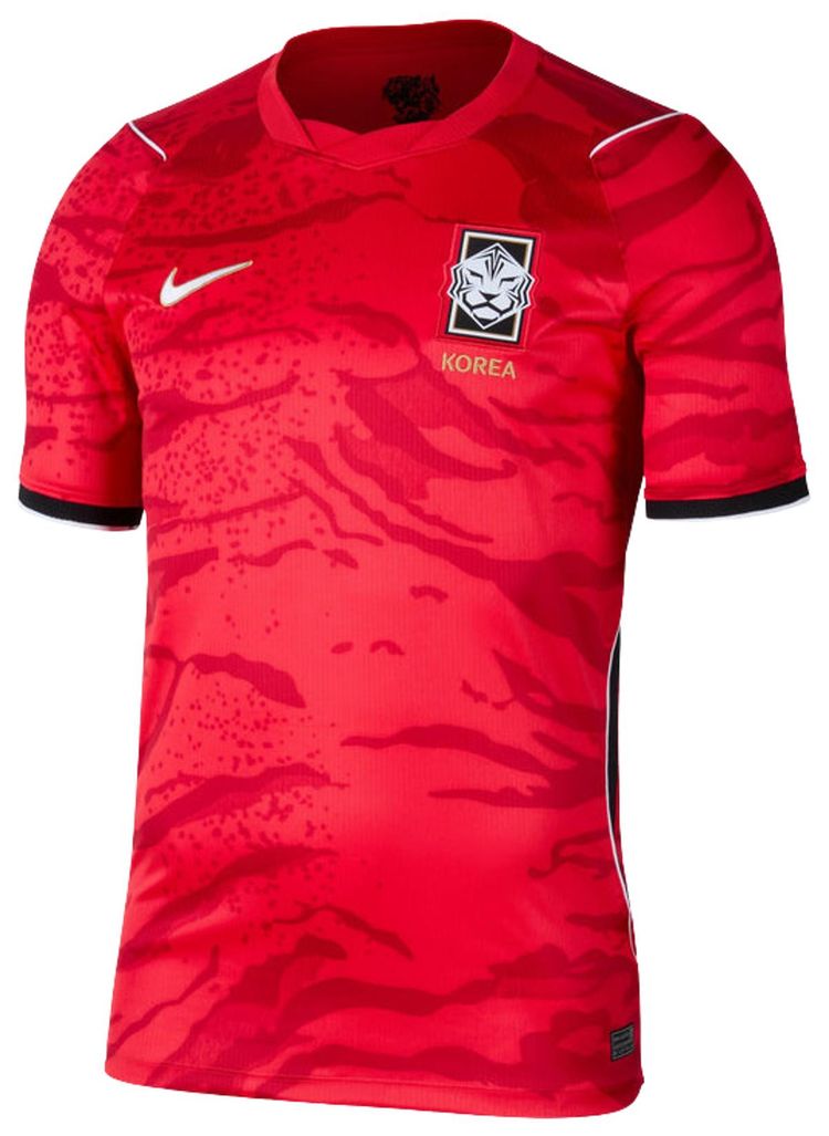 Nike Korea 2026 Stadium Home Global RedBlackWhiteClub Gold