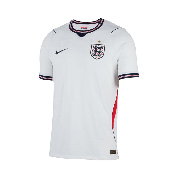 Nike England 2026 Match Home WhiteSpeed RedObsidianObsidian
