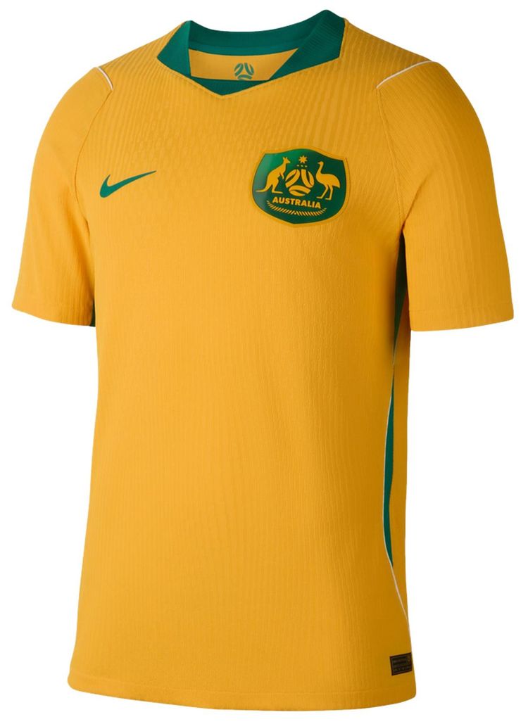 Nike Australia 2026 Match Home Sport GoldMystic GreenSailMystic Green