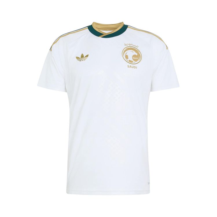 Adidas Saudi Arabia 26 Away Kit White  Khaki  Aurora Ivy