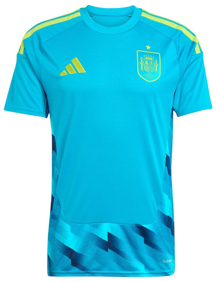 Adidas Spain 26 Goalkeeper Home Jersey Bold Aqua