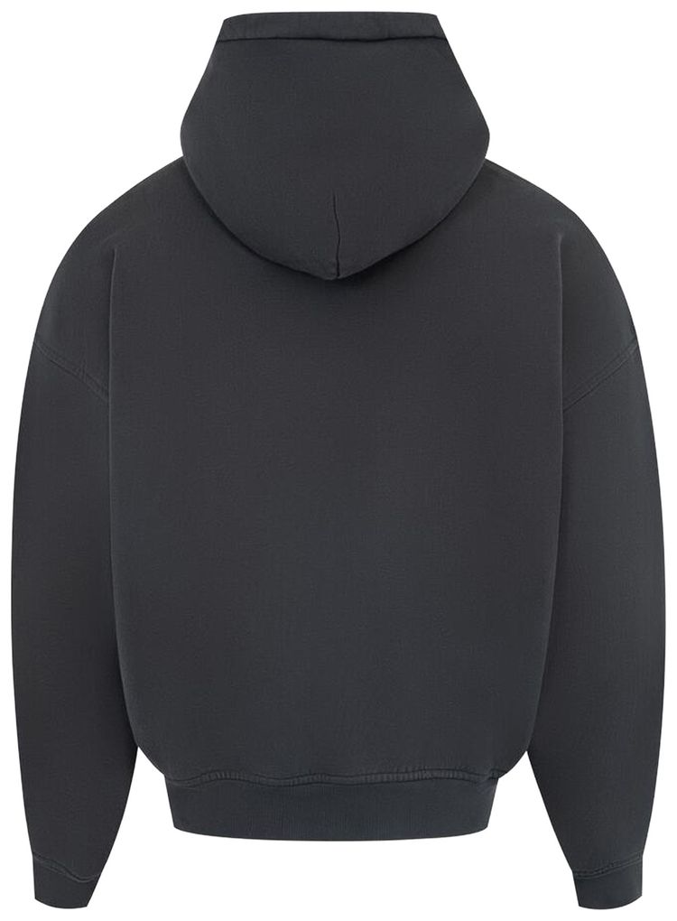 Rhude Eagle Pass Zip Up Hoodie Vintage BlackWhite