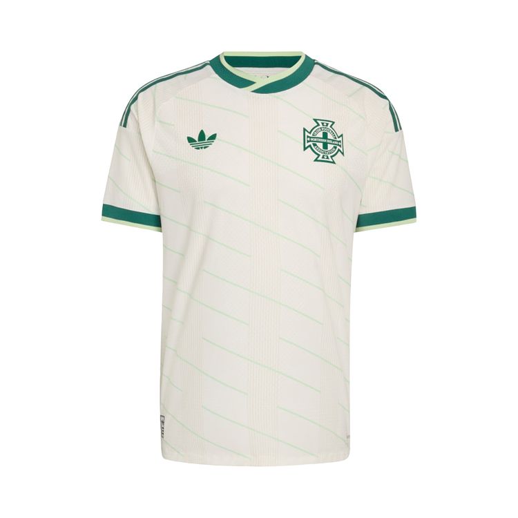Adidas Northern Ireland 26 Away Authentic Jersey Cloud WhiteTech Forest