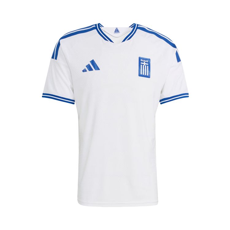 Adidas Greece 26 Home Authentic Jersey White