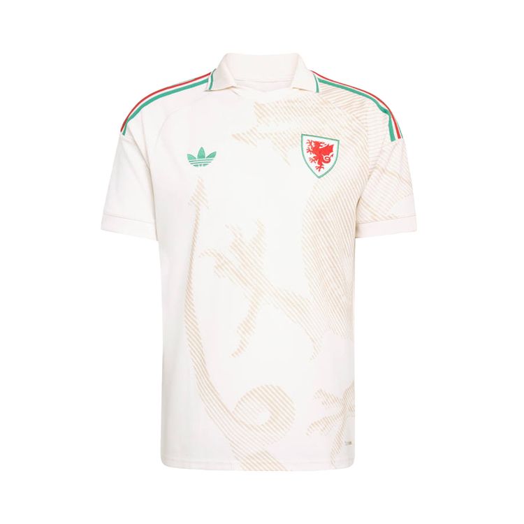 Adidas Wales 26 Away Jersey Chalk White