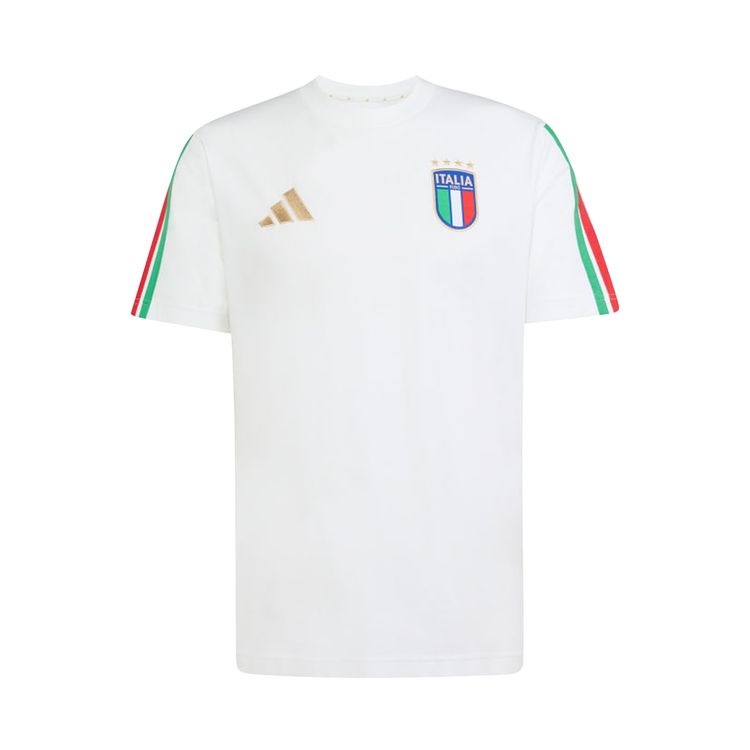 Adidas Italy Dna T Shirt White