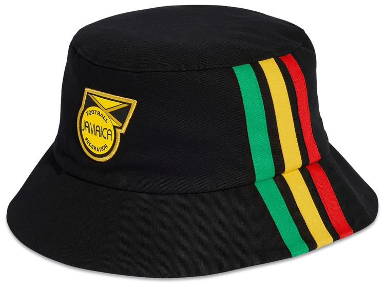 Adidas Jamaica 26 Bucket Hat BlackBold Gold
