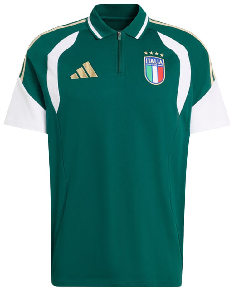 Adidas Italy 26 Tiro Polo Shirt Collegiate Green