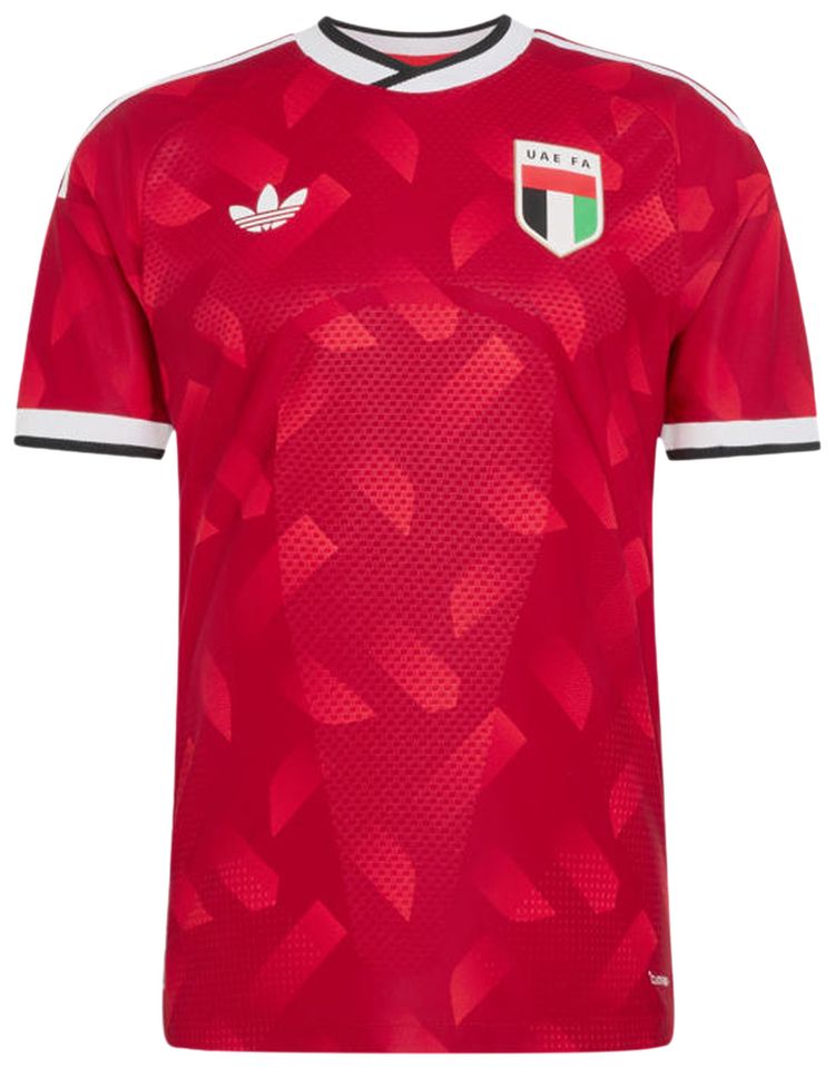Adidas United Arab Emirates 26 Away Authentic Jersey Team Collegiate Red