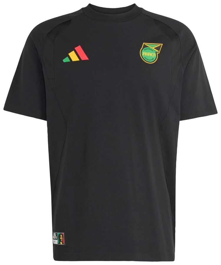 Adidas Jamaica x Bob Marley Tiro Travel Tee Black