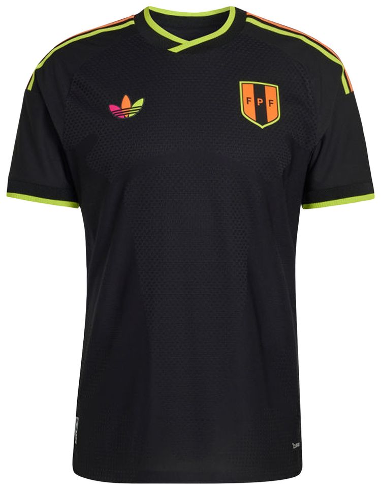 Adidas Peru 26 Away Authentic Jersey Black