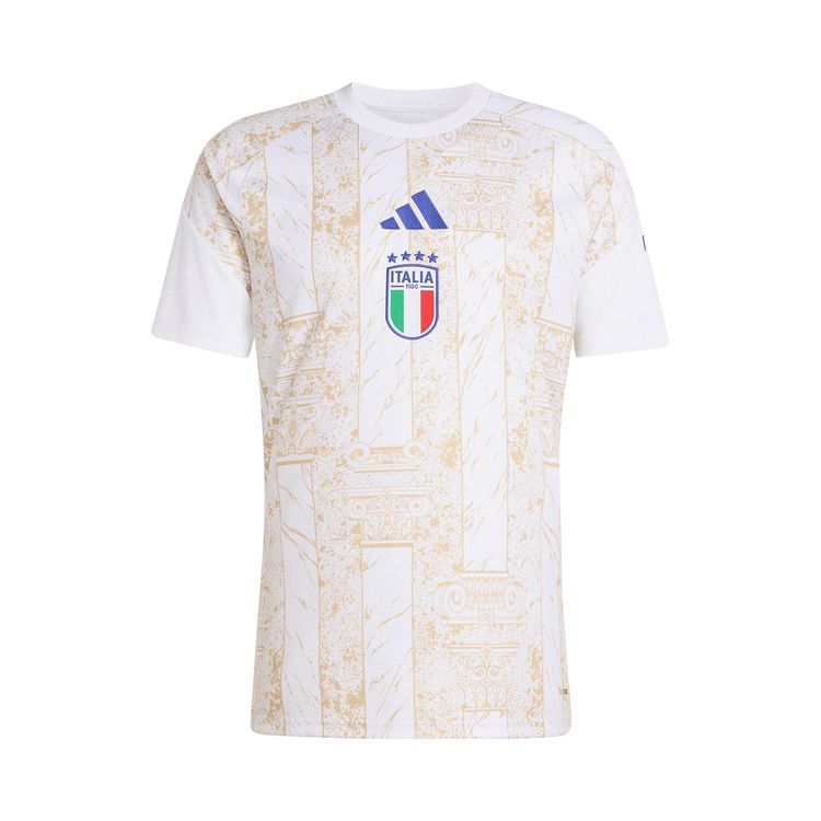 Adidas Italy 26 Home Pre Match Jersey WhiteHazy Beige