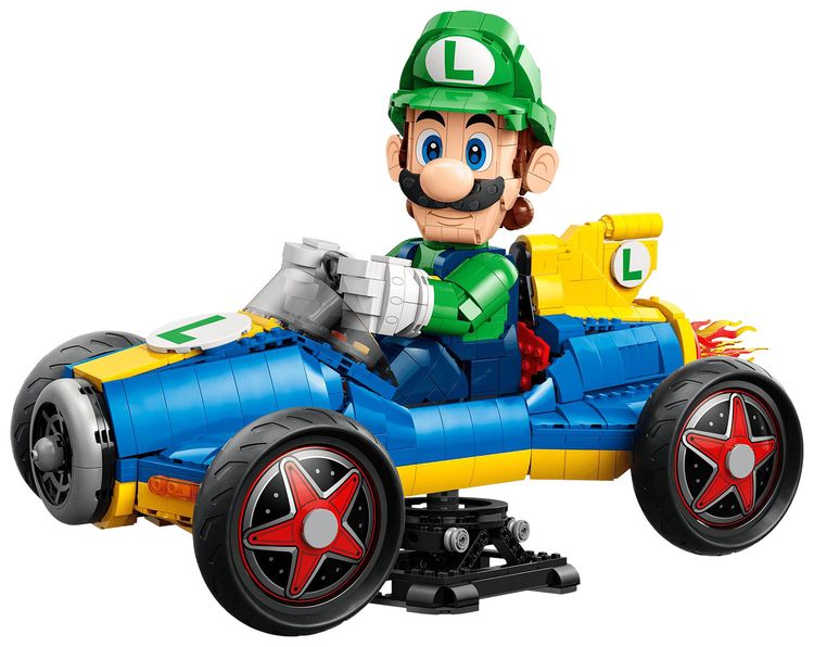 LEGO Super Mario Mario Kart Luigi  Mach 8