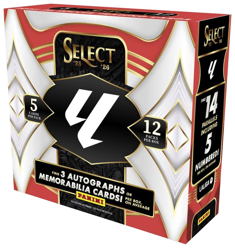 2025 26 Panini Select La Liga Soccer Hobby Box