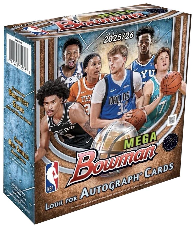 2025 26 Bowman Basketball Mega Box