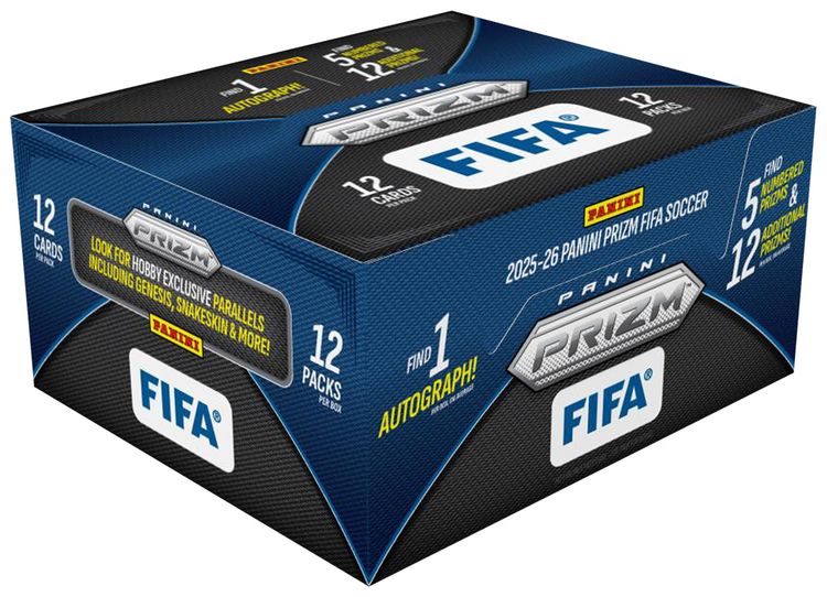 2025 26 Panini Prizm FIFA Soccer Hobby Box