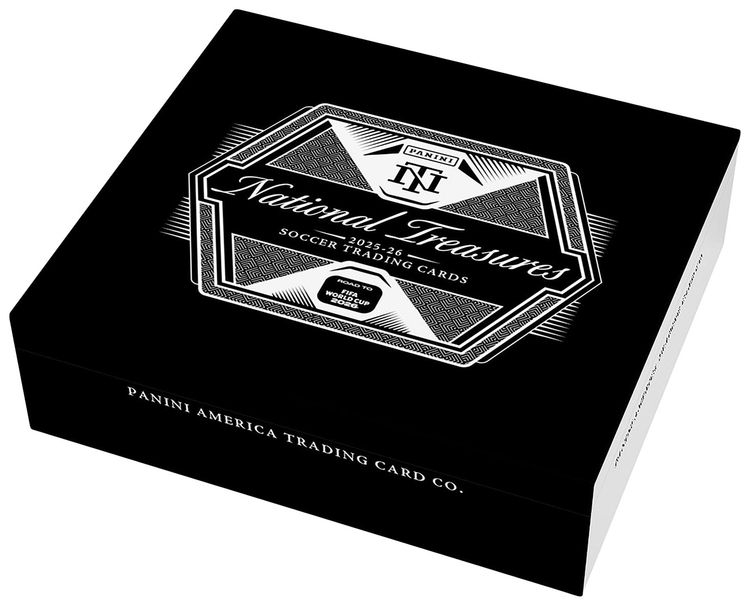 2025 26 Panini National Treasures FIFA Road to World Cup Soccer Hobby Box
