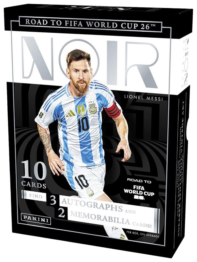 2025 26 Panini Noir Road to FIFA World Cup 26 Soccer Hobby Box