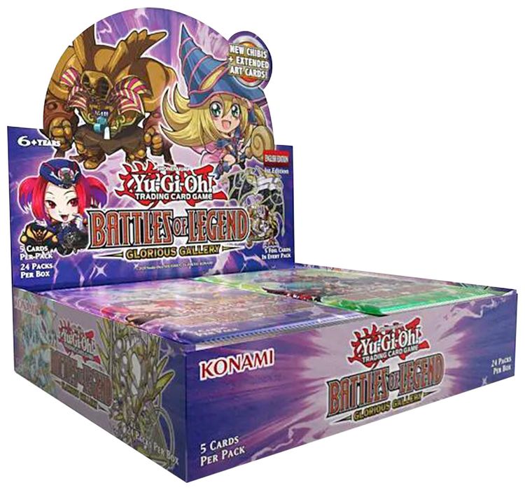 Yu Gi Oh Battles of Legend Glorious Gallery Booster Box   Shrink