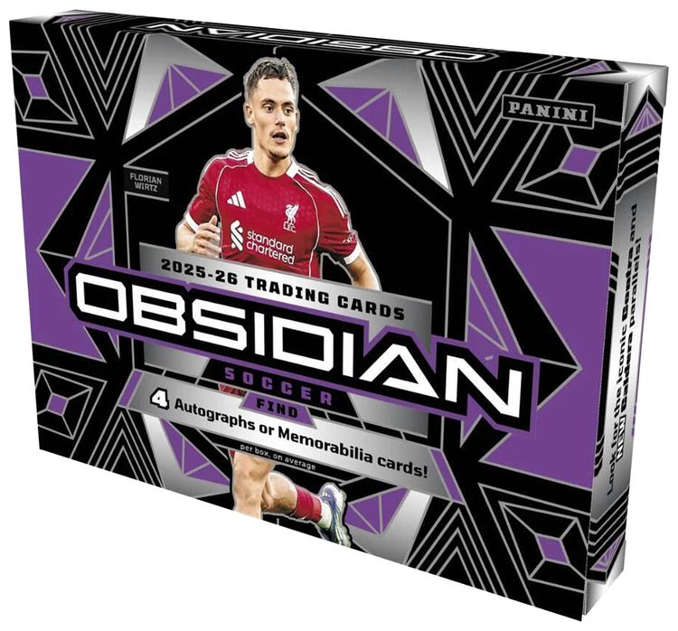 2025 26 Panini Obsidian Soccer Hobby Box