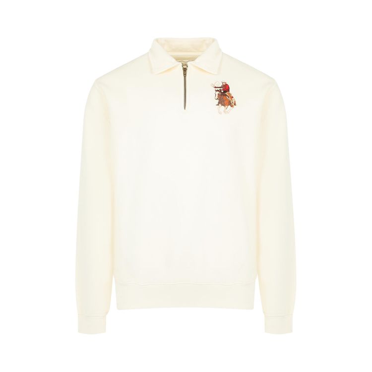 One Of These Days Lasso Sport Quarter Zip Bone