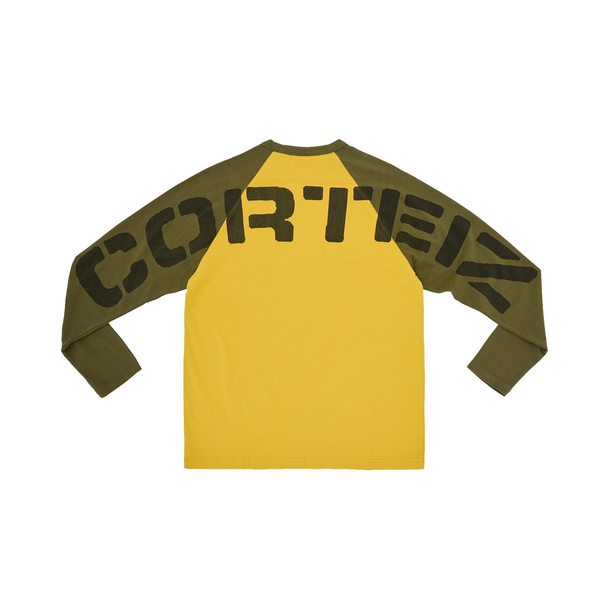 Buy Corteiz Stencil Raglan Long-Sleeve 'Gold/Olive' - CRTZ0367 426