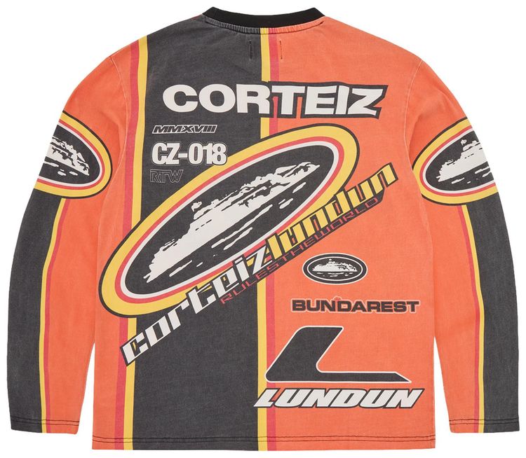 Corteiz Supercross Cotton Jersey Orange