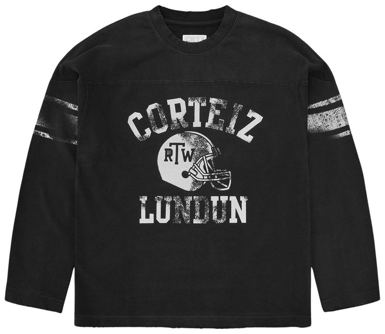 Corteiz Gridiron Long Sleeve Black