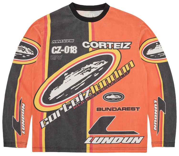 Corteiz Supercross Cotton Jersey Orange